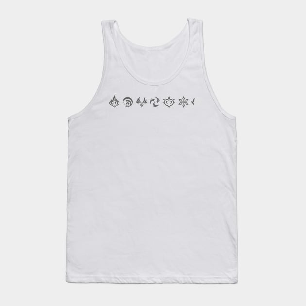 Genshin loading screen Tank Top by zerodraws_stuff